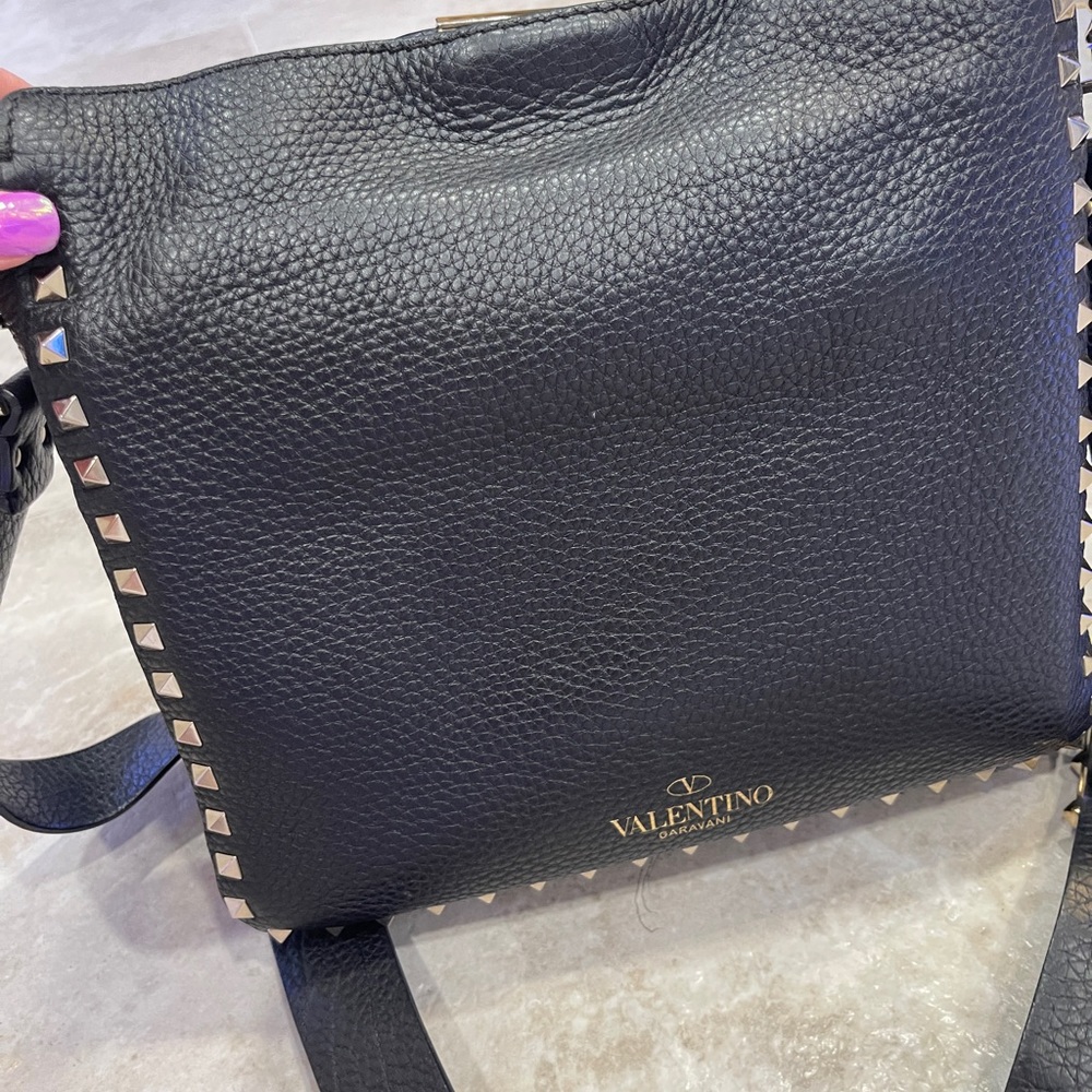 Valentino Rockstar studded messenger bag